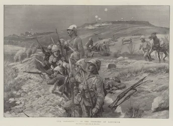 Fixez les baïonnettes!, dans les tranchées à Ladysmith